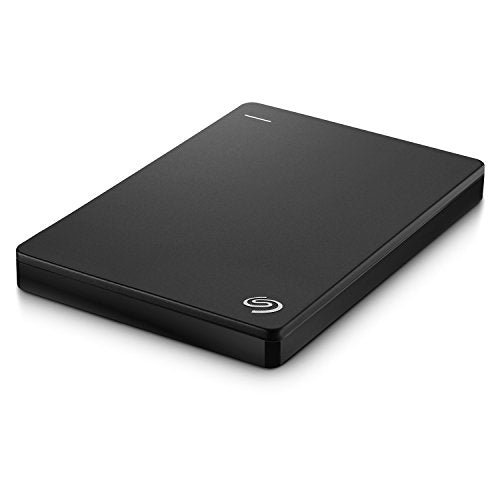 Seagate Backup Plus Slim 1TB Portable External Hard Drive with Mobile Device Backup (Black)