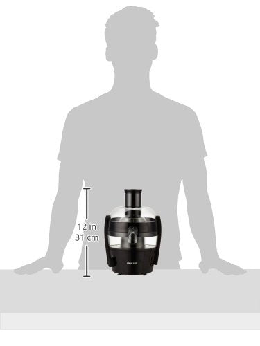 Philips Viva Collection HR1832/00 Juicer, 1.5-Litre, Ink Black