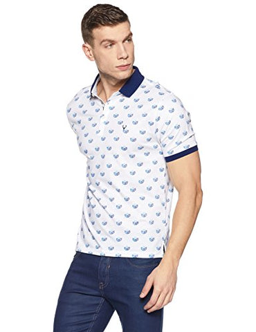 Allen Solly Men's Regular Fit T-Shirt (AMKP318G000684_Optical White_XXL)