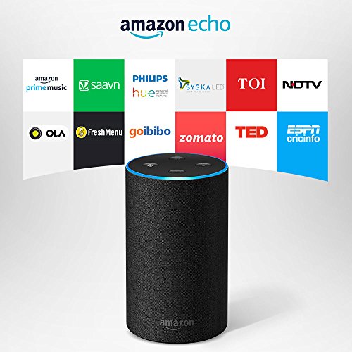 Amazon Echo - Voice control your music, Make calls, Get news, weather & more, Powered by Dolby – Black