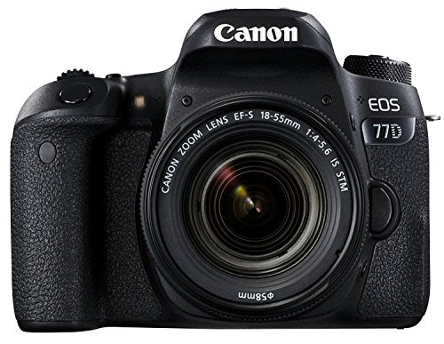 Canon EOS 77D 24.2MP Digital SLR Camera + EF-S 18-55mm IS STM Lens